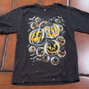 Halloween Pumpkin and Bats Shirt